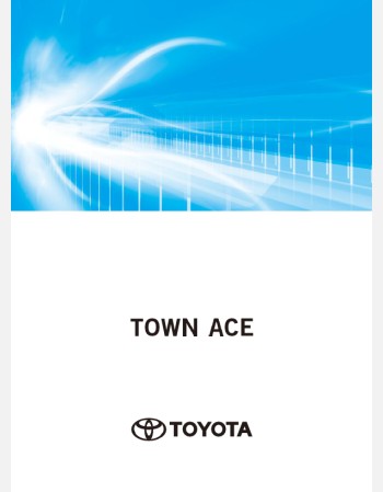 toyota townace 2025-2026 owners manual in english